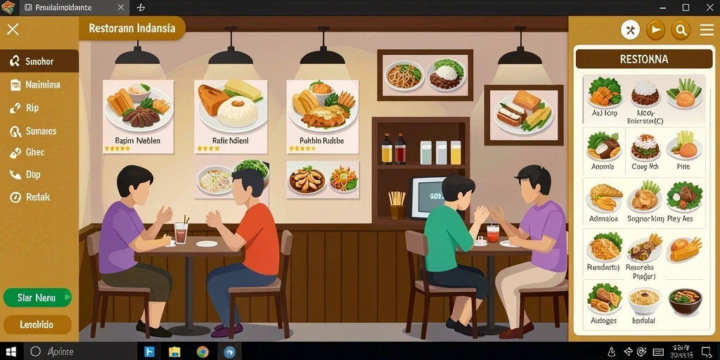 bento123 - Screenshot level menantang yang harus diselesaikan pemain.